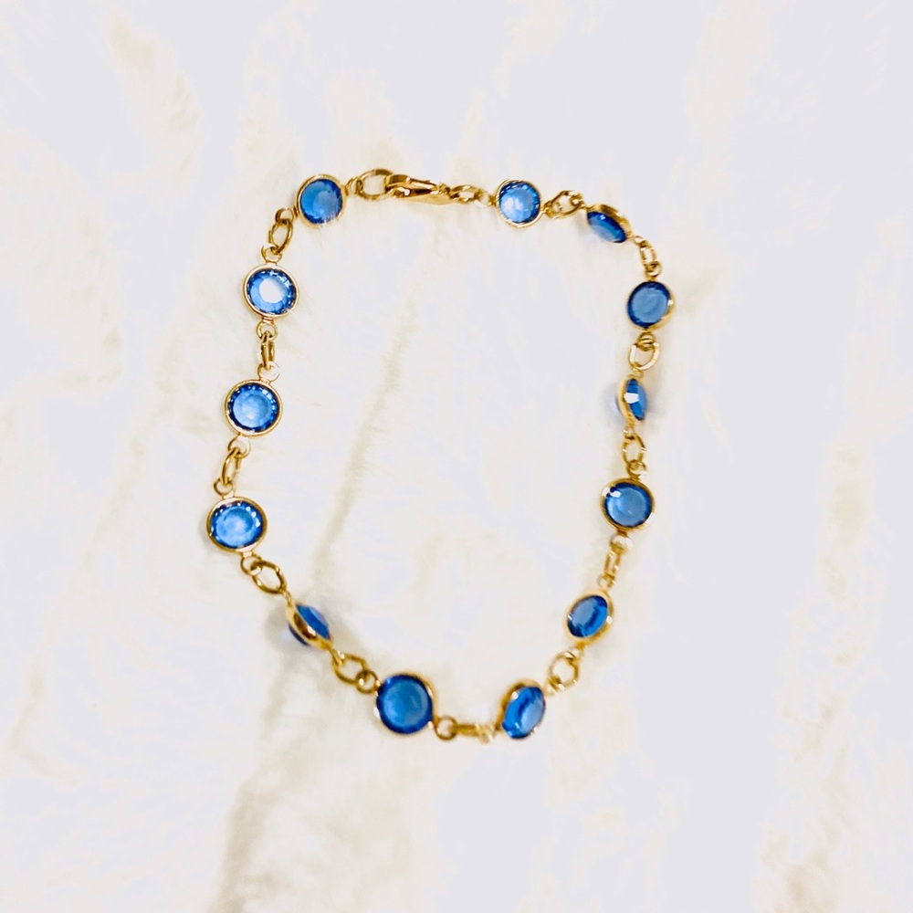 Blue bracelet